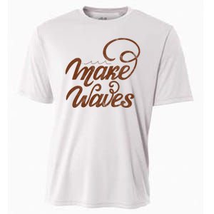 Make Waves Beach Vacation Cooling Performance Crew T-Shirt