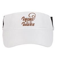 Make Waves Beach Vacation Adult Drive Performance Visor