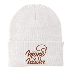 Make Waves Beach Vacation Knit Cap Winter Beanie