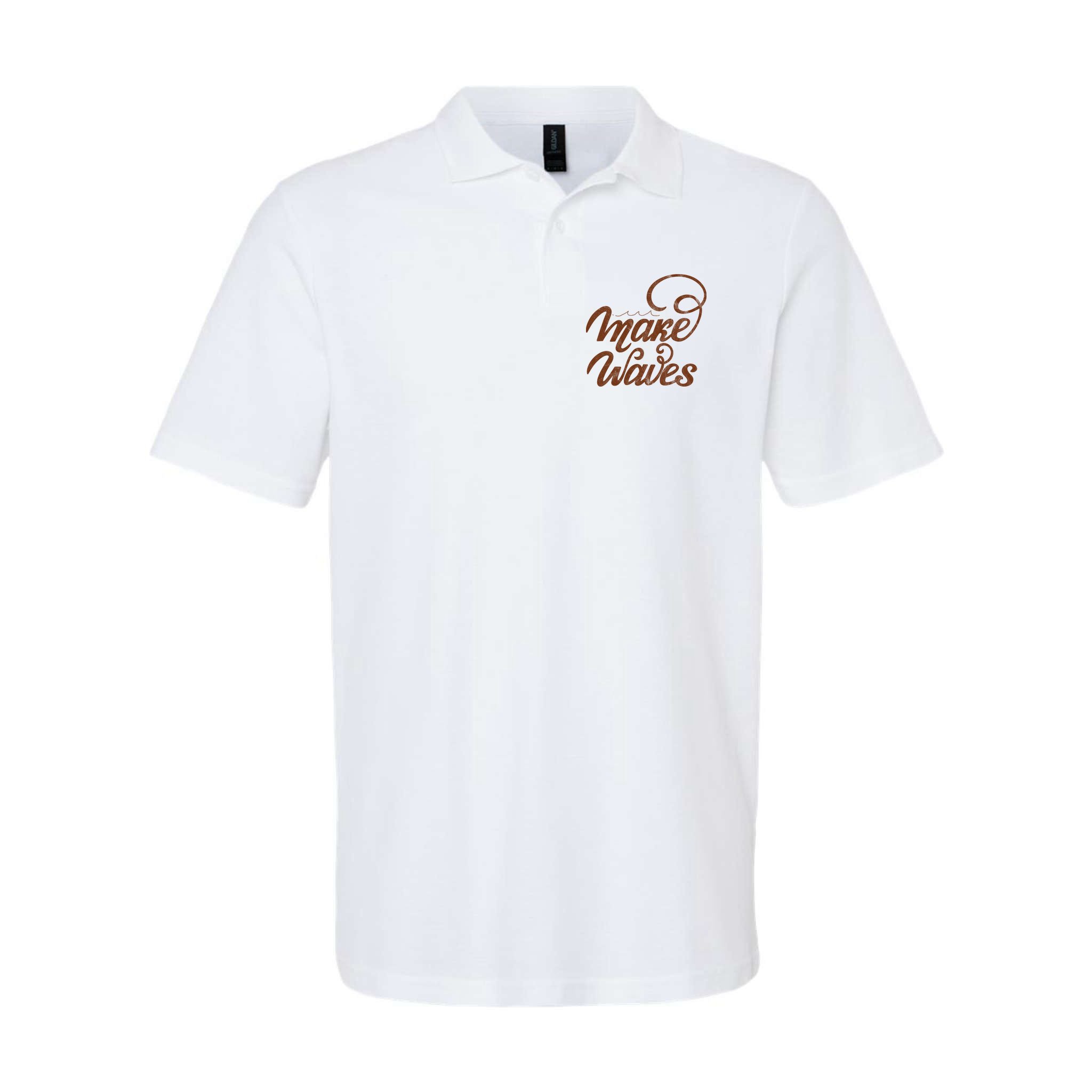 Make Waves Beach Vacation Polo