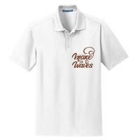 Make Waves Beach Vacation Dry Zone Grid Polo