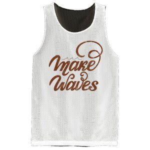 Make Waves Beach Vacation Mesh Reversible Basketball Jersey Tank