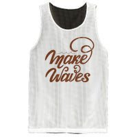 Make Waves Beach Vacation Mesh Reversible Basketball Jersey Tank