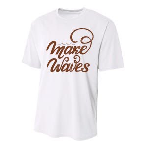 Make Waves Beach Vacation Performance Sprint T-Shirt