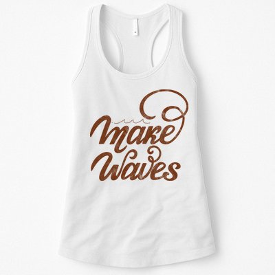 Make Waves Beach Vacation Womens Tank Top