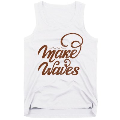 Make Waves Beach Vacation Tank Top
