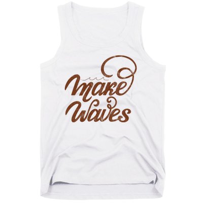 Make Waves Beach Vacation Tank Top