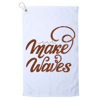 Make Waves Beach Vacation Golf Towel