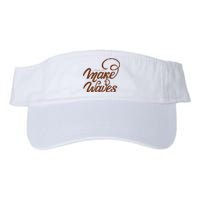 Make Waves Beach Vacation Valucap Bio-Washed Visor