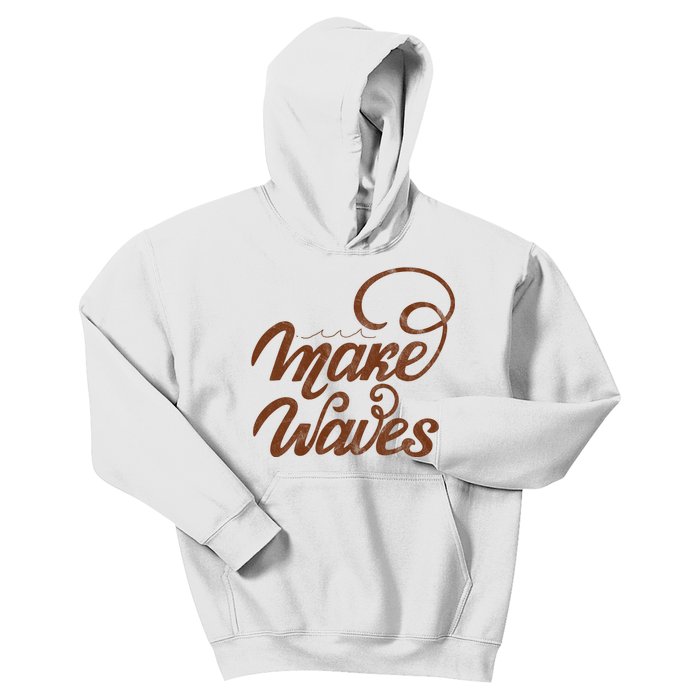 Make Waves Beach Vacation Kids Hoodie