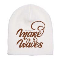 Make Waves Beach Vacation Short Acrylic Beanie