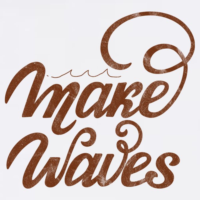 Make Waves Beach Vacation Wool Snapback Cap