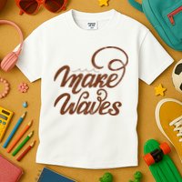 Make Waves Beach Vacation Kids T-Shirt
