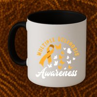 Ms Warrior Butterfly Ms Multiple Sclerosis Awareness Great Gift Mug