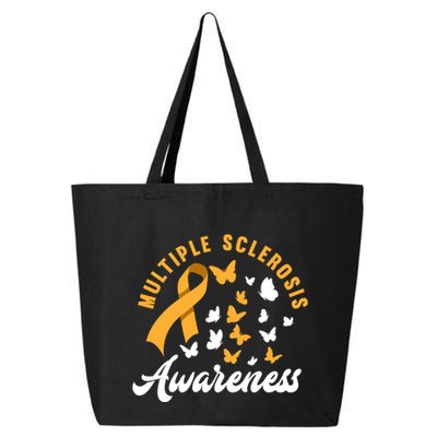 Ms Warrior Butterfly Ms Multiple Sclerosis Awareness Great Gift 25L Jumbo Tote
