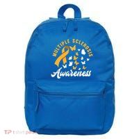Ms Warrior Butterfly Ms Multiple Sclerosis Awareness Great Gift 16 in Basic Backpack