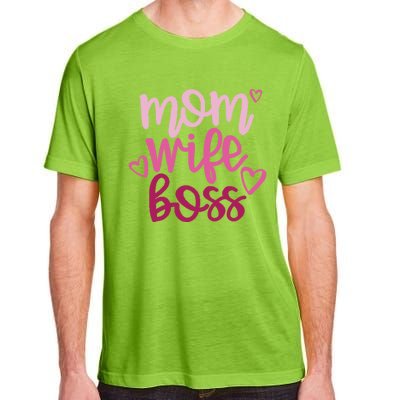 Mom Wife Boss Funny Gift Adult ChromaSoft Performance T-Shirt