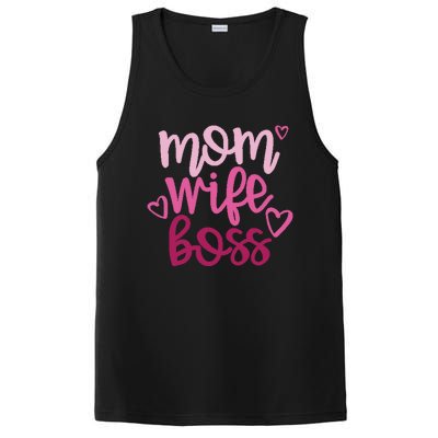 Mom Wife Boss Funny Gift PosiCharge Competitor Tank