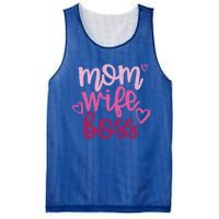 Mom Wife Boss Funny Gift Mesh Reversible Basketball Jersey Tank