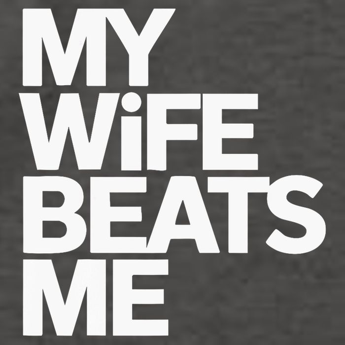 My Wife Beats Me Husband Funny Vector Backpack