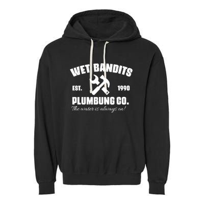 Movies Wet Bandits Plumbing Co Christmas Garment-Dyed Fleece Hoodie