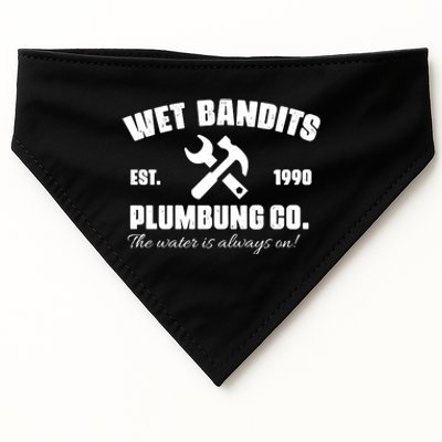 Movies Wet Bandits Plumbing Co Christmas USA-Made Doggie Bandana