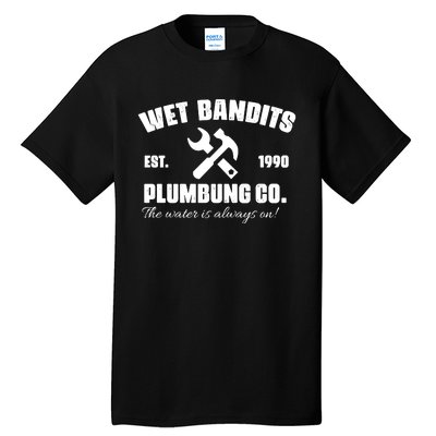 Movies Wet Bandits Plumbing Co Christmas Tall T-Shirt