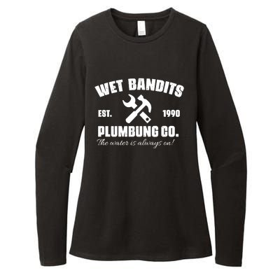 Movies Wet Bandits Plumbing Co Christmas Womens CVC Long Sleeve Shirt