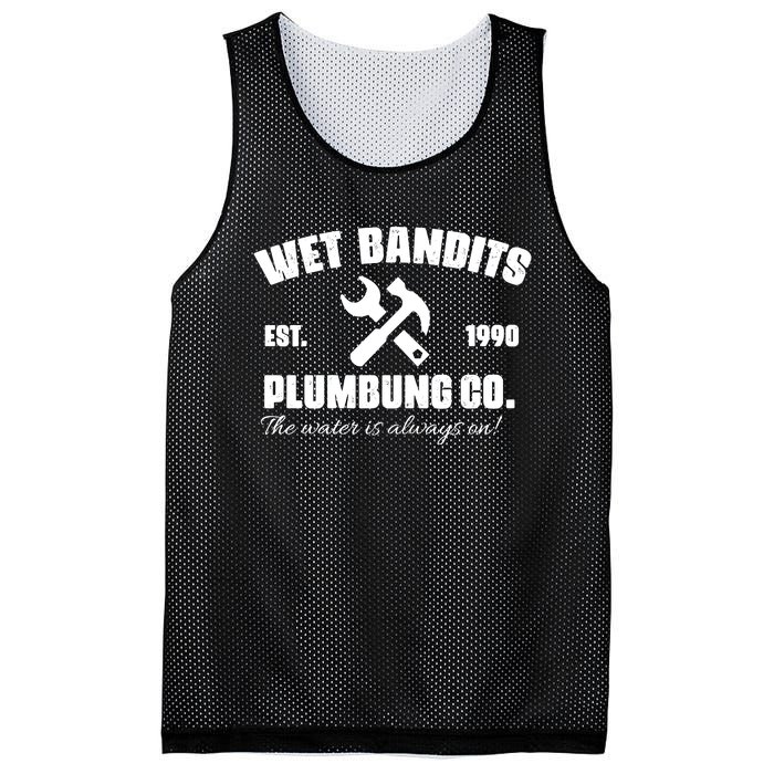 Movies Wet Bandits Plumbing Co Christmas Mesh Reversible Basketball Jersey Tank