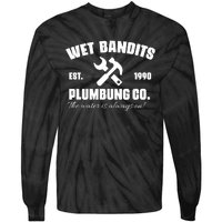 Movies Wet Bandits Plumbing Co Christmas Tie-Dye Long Sleeve Shirt