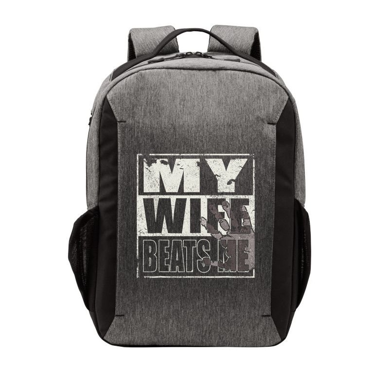 My Wife Beats Me - Husband  Vector Backpack