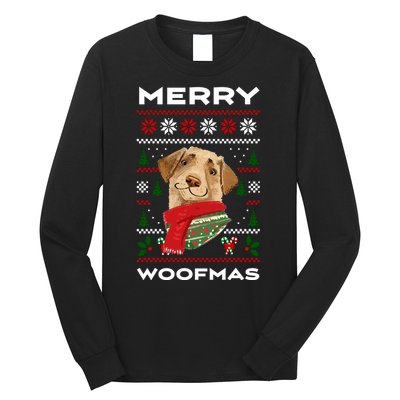 Merry Woofmas Cute Dog Ugly Christmas Long Sleeve Shirt