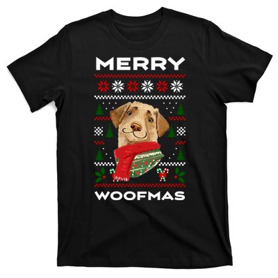 Merry Woofmas Cute Dog Ugly Christmas T-Shirt