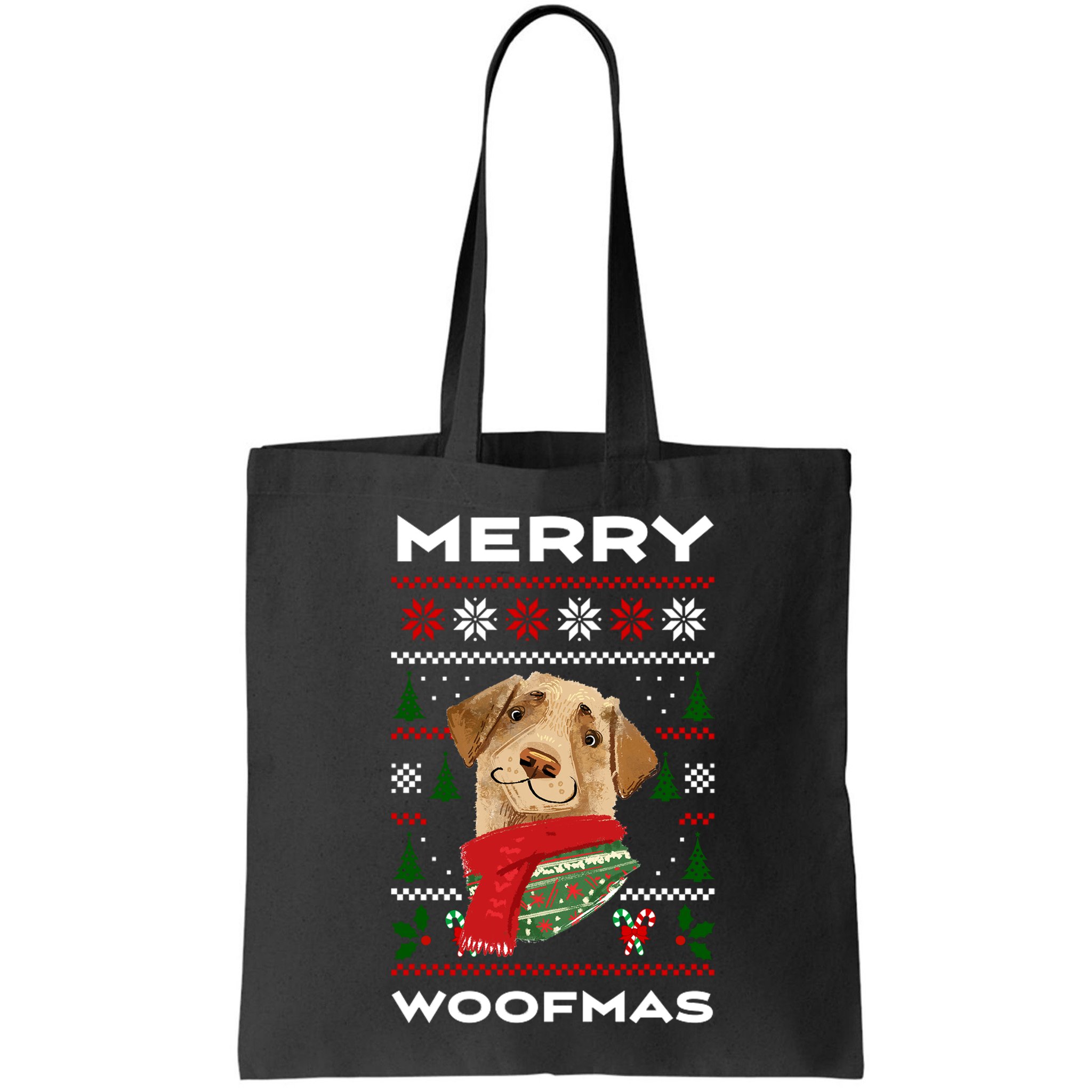 Merry Woofmas Cute Dog Ugly Christmas Bag