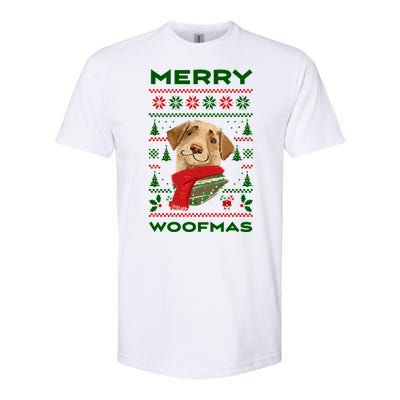 Merry Woofmas Cute Dog Ugly Christmas Softstyle CVC T-Shirt