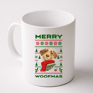 Merry Woofmas Cute Dog Ugly Christmas Coffee Mug