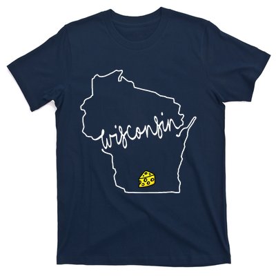 Madison Wisconsin Cheese Funny Wi Home State T-Shirt