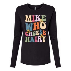 Mike Who Cheese Hairy Womens Cotton Relaxed Long Sleeve T-Shirt