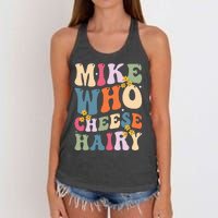 Mike Who Cheese Hairy Women's Knotted Racerback Tank