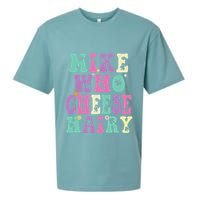 Mike Who Cheese Hairy Funny Saying For Women Groovy Sueded Cloud Jersey T-Shirt