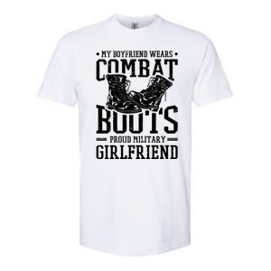 Military Wears Combat Boots Proud Army Friend Cute Gift Softstyle® CVC T-Shirt