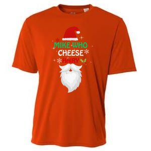 Mike Who Chesse Hairy Funny Santa Jokes Christmas Gift Cooling Performance Crew T-Shirt