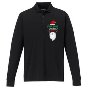 Mike Who Chesse Hairy Funny Santa Jokes Christmas Gift Performance Long Sleeve Polo