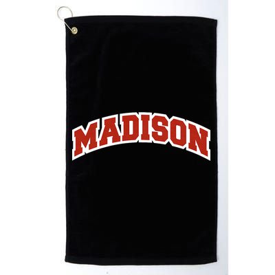 Madison Wisconsin Classic Athletic Sports Golf Towel
