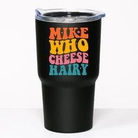 Mike Who Cheese Hairy Funny Memes Humours Jokes Retro Groovy Tumbler