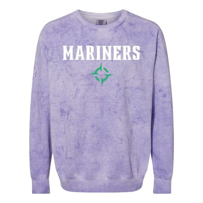 Mariners With Compass Colorblast Crewneck Sweatshirt