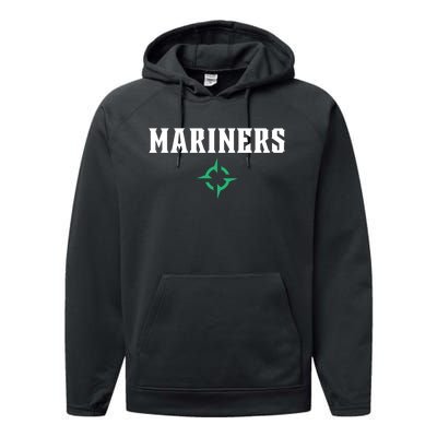 Mariners With Compass Performance Fleece Hoodie