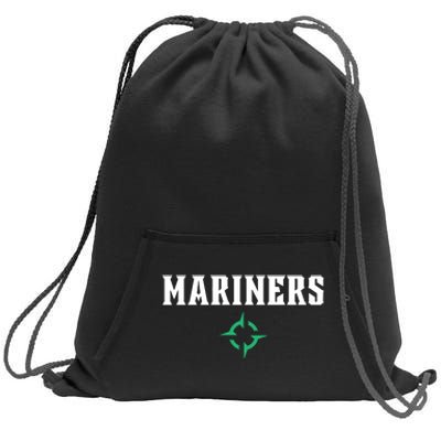 Mariners With Compass Sweatshirt Cinch Pack Bag