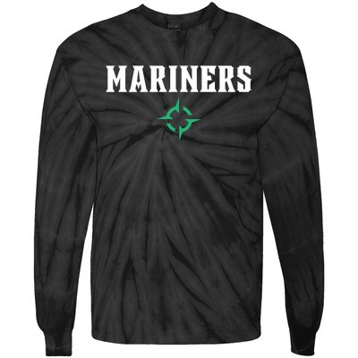 Mariners With Compass Tie-Dye Long Sleeve Shirt