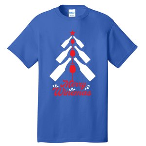 Merry Winemas Christmas For Wine Er Gift Tall T-Shirt